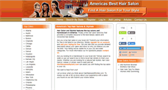 Desktop Screenshot of hairsalonandstylists.com